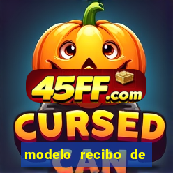 modelo recibo de pagamento autonomo